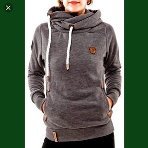 Naketano dark gray hoodie